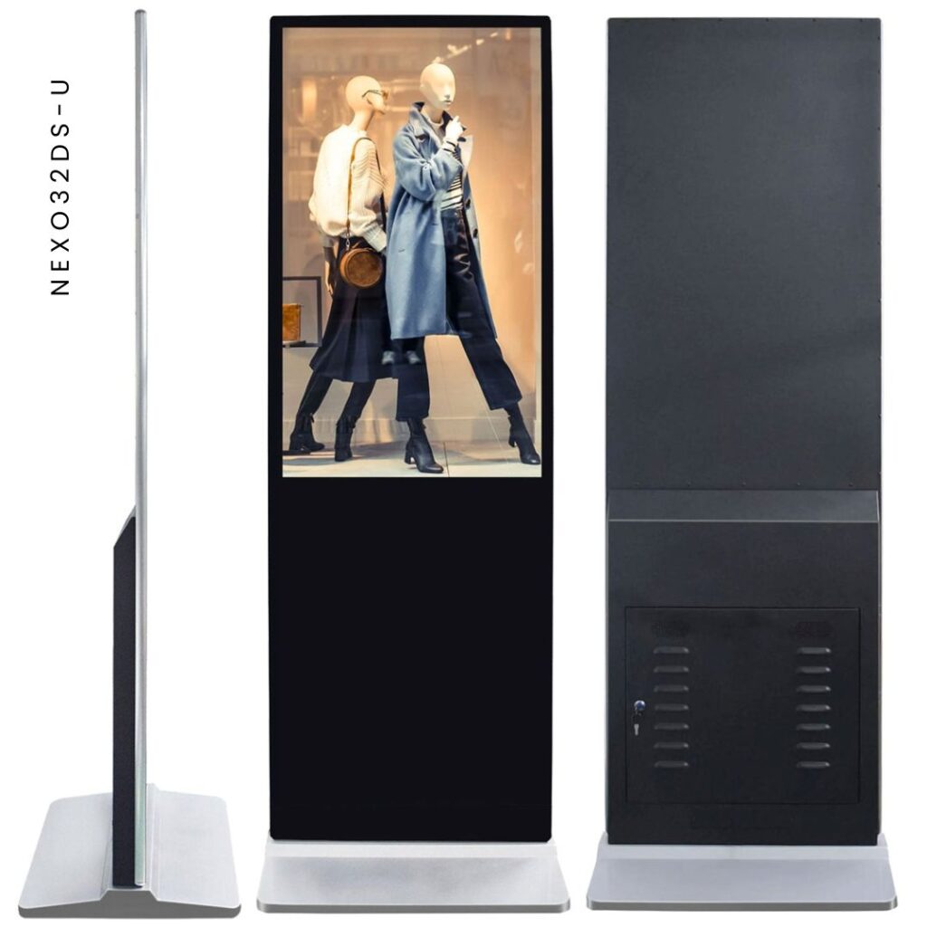 32” Ultraslim Digital Display Non-Touch Standee - Nexo Store