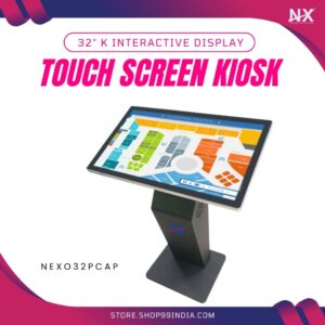 32" Touch Screen K Interactive Display Kiosk - NexoSign - NEXO32PCAP - Nexoter