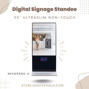 55 Ultraslim Digital Display Non-Touch Standee - NEXO55DS-U - NexoSign