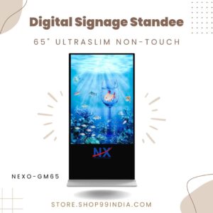 65 Ultraslim Digital Display Non-Touch Standee - NEXO-GM65 - NexoSign