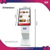 Touch Screen Kiosk - K type - NEXO215PCAP -NexoSign - Nexoter