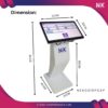 Touch Screen Kiosk - K type - NEXO215PCAP -NexoSign - Nexoter
